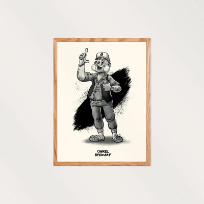 Onkel Stewart Lydramme | Hvid - UNMUTE FRAMES